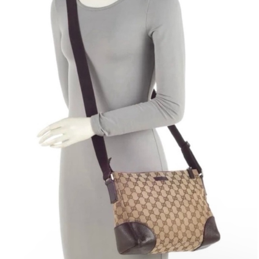 Gucci Beige and Brown Crossbody Bag - Picture 2 of 15
